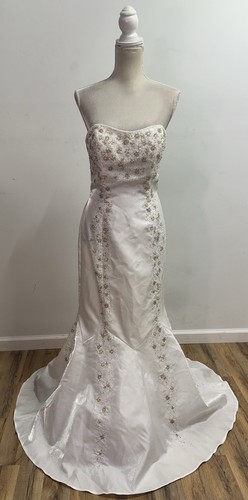 Alfred angelo white beaded - alfred,